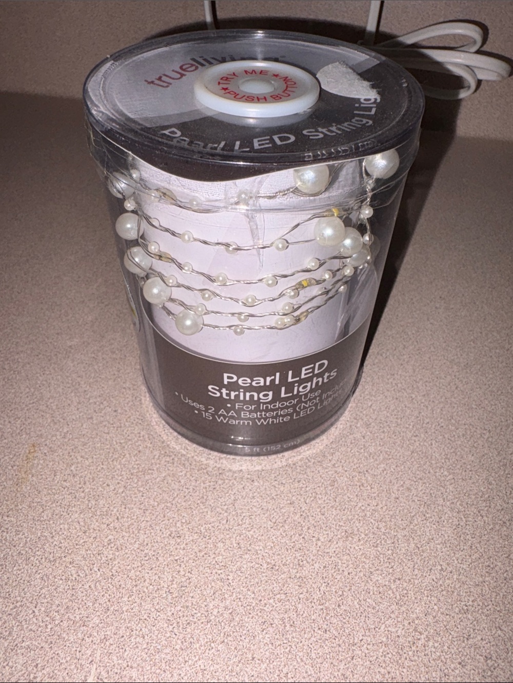 Pearl LED String Lights by – White Pearl Accent Lights